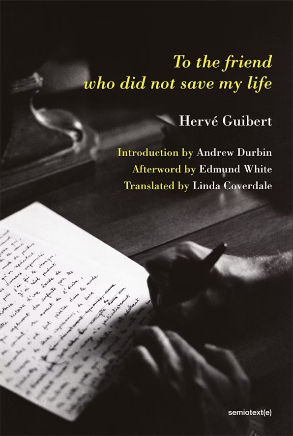 To the Friend Who Did Not Save My Life by Hervé Guibert